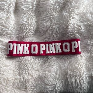 Pink Ohio State University Headband